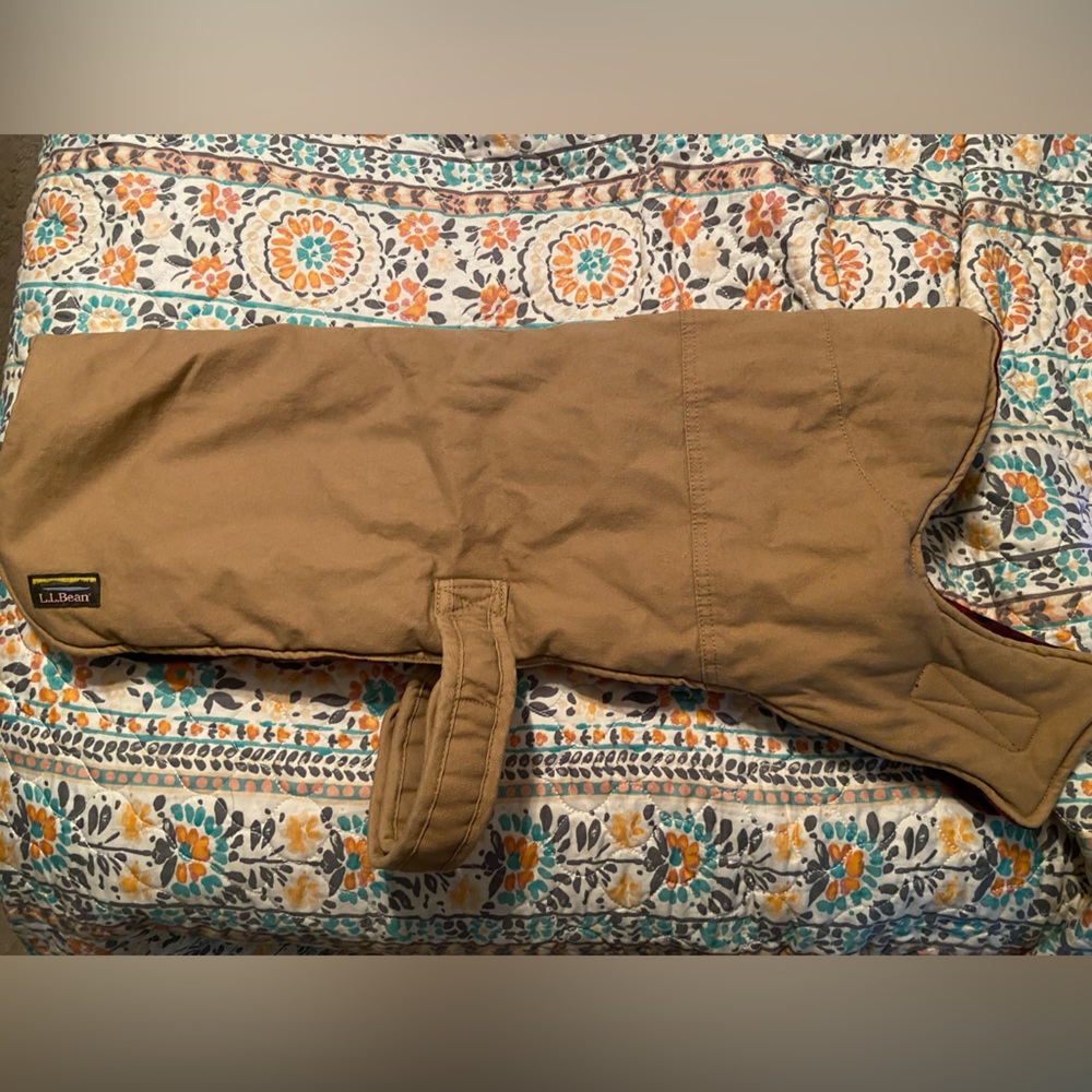 LL Bean Large Dog Coat (reversible)